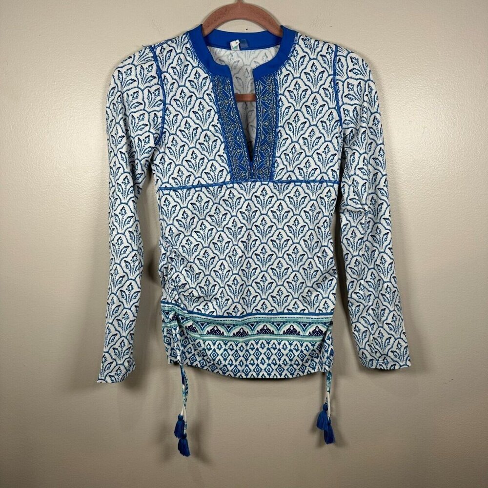 Cabana Life Rashguard Swim Top UPF 50+ Girl’s Size 12 Beach Travel Cruise